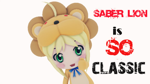 【MMD】saber lion is so classic